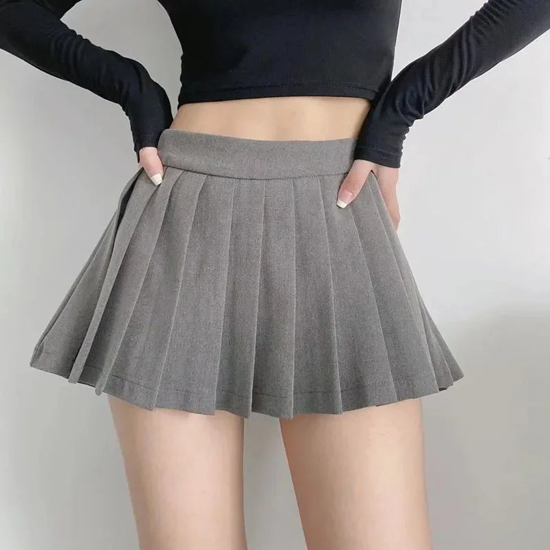 Summer Spice Pleated Mini Skirt