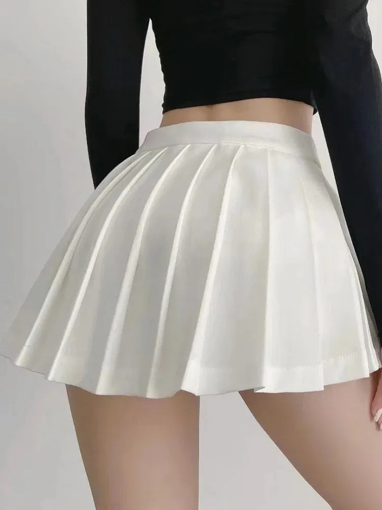 Summer Spice Pleated Mini Skirt