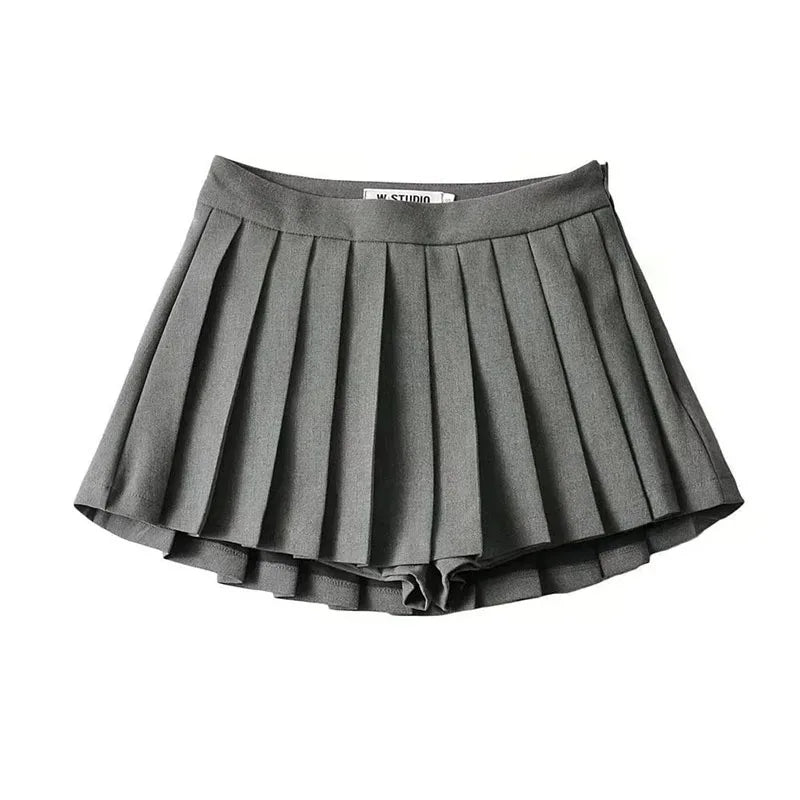 Summer Spice Pleated Mini Skirt