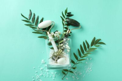 Jade Roller & Gua Sha Facial Set